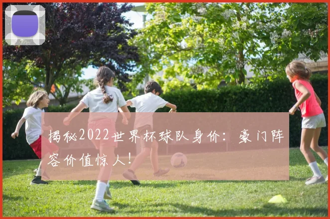 揭秘2022世界杯球队身价：豪门阵容价值惊人！