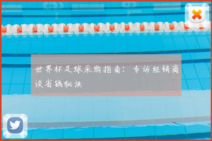 世界杯足球采购指南:专访经销商谈省钱秘诀